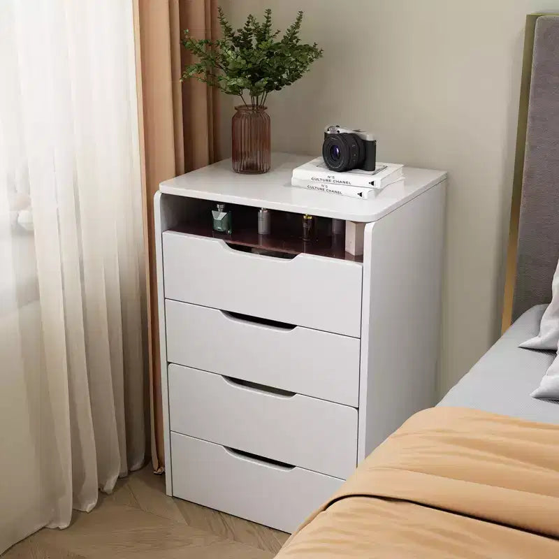 Coiffeuse avec miroir relevable, chaise dissimulée et 3 tiroirs