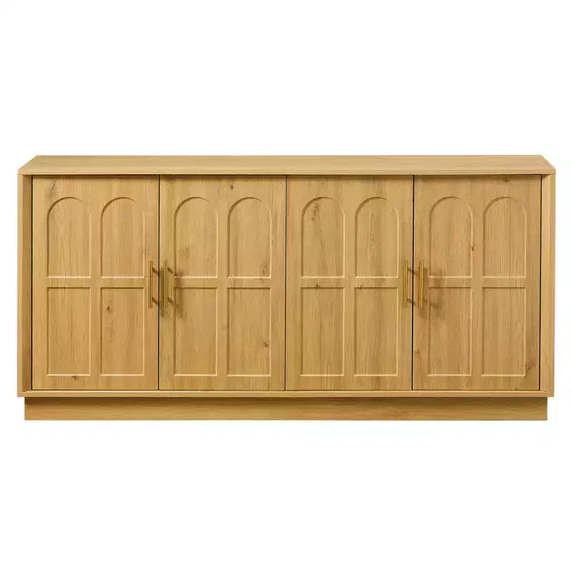 Buffet moderne avec 4 portes et 2 étagères réglables