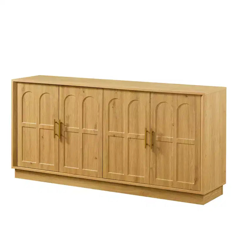 Buffet moderne avec 4 portes et 2 étagères réglables