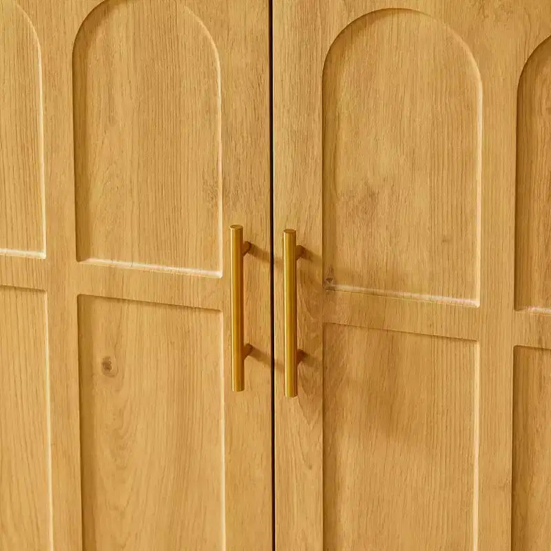 Buffet moderne avec 4 portes et 2 étagères réglables