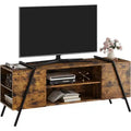 Acekool TV Stand 1.2m , Modern Media Console with Adjustable Shelf for 55 Inch TV in Living Room
