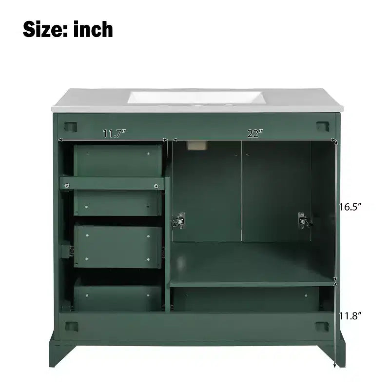 Meuble de salle de bain avec lavabo et rangement, Armoire de rangement de salle de bain