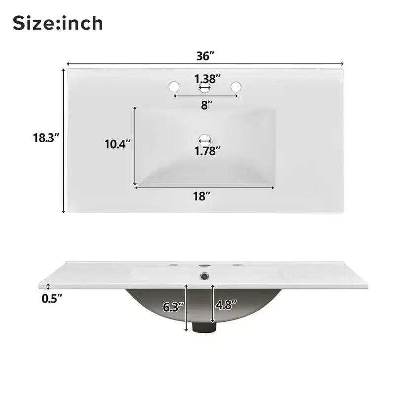 Meuble de salle de bain avec lavabo et rangement, Armoire de rangement de salle de bain
