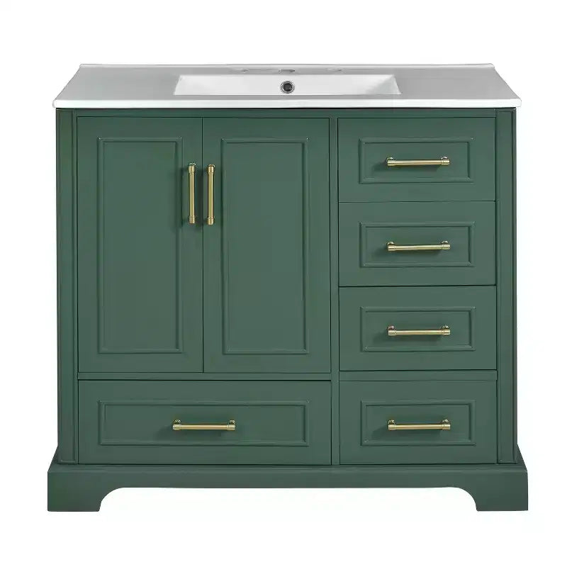 Meuble de salle de bain avec lavabo et rangement, Armoire de rangement de salle de bain