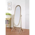 TUYOHW Anna Style Decorative Full Length Mirror for Bedroom,Dressing Room,Traditional Standing Full Cheval Mirror with Wood Frame,Gold