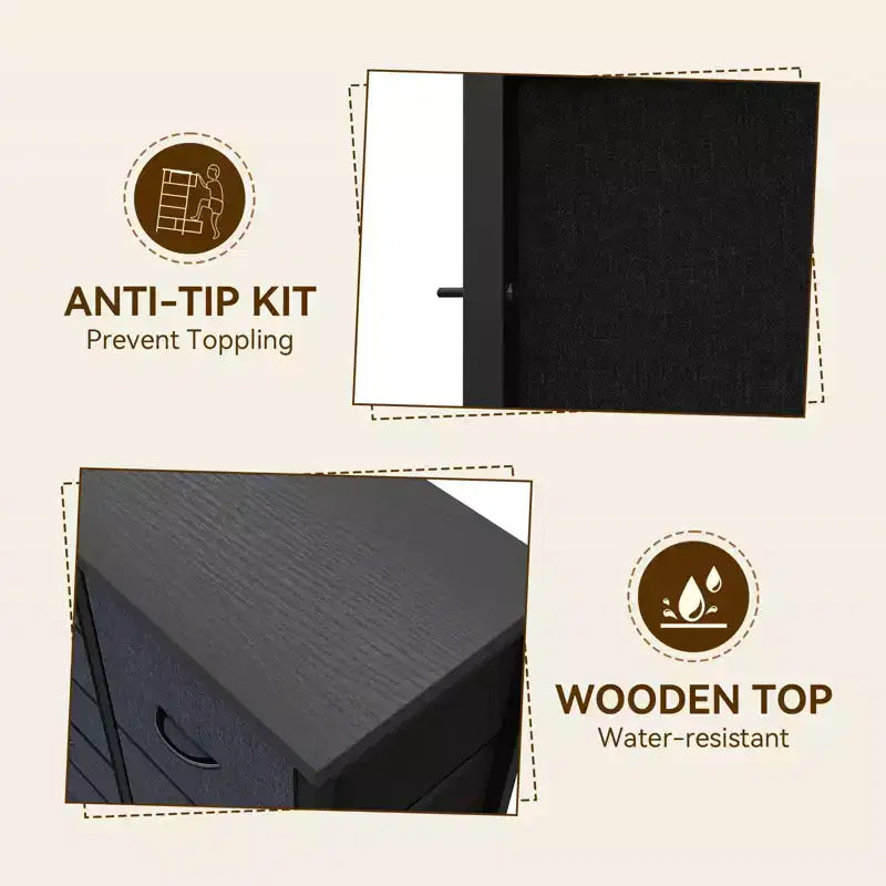 Armoires de rangement, Armoires de rangement en tissu