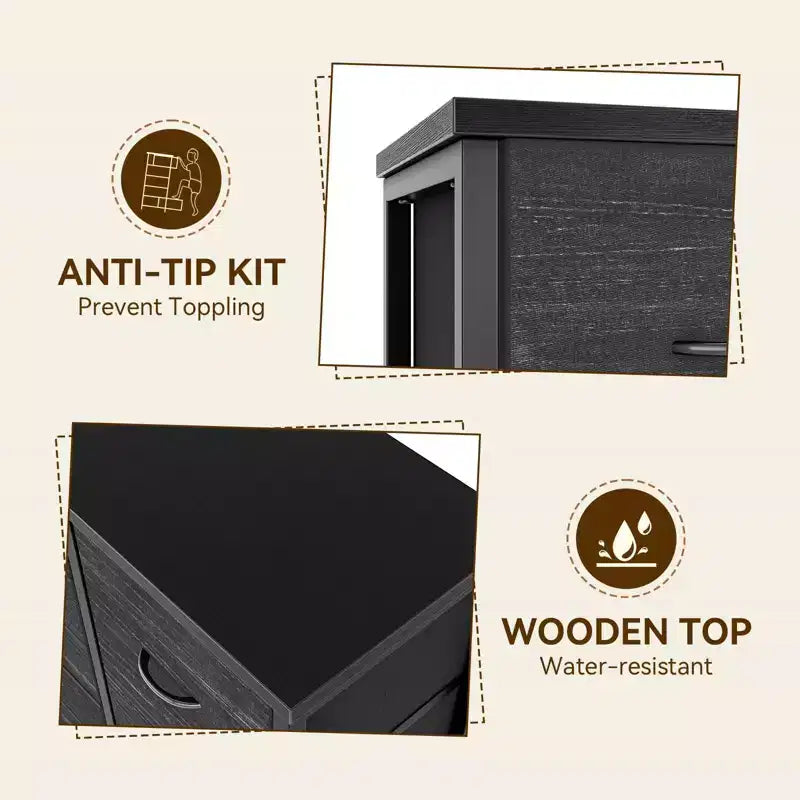 Armoires de rangement, Armoires de rangement en tissu