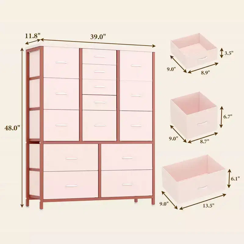 Armoires de rangement, Armoires de rangement en tissu