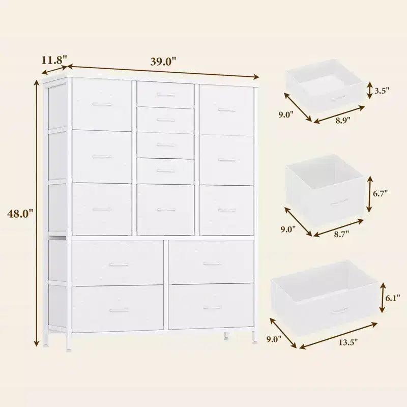 Armoires de rangement, Armoires de rangement en tissu