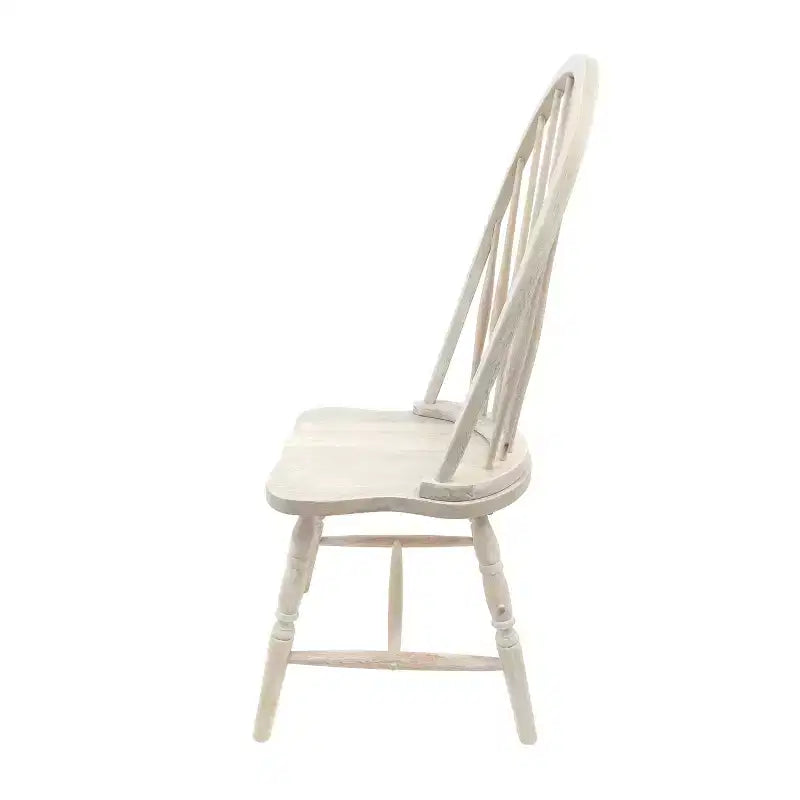 Chaise en bois flotté naturel: Cadre en hévéa, sans accoudoirs