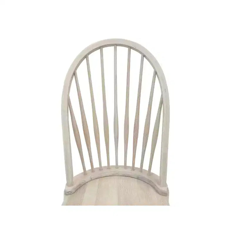 Chaise en bois flotté naturel: Cadre en hévéa, sans accoudoirs