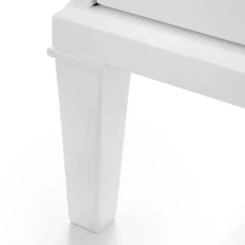 Commode de style ferme moderne avec pieds en bois d'hévéa massif