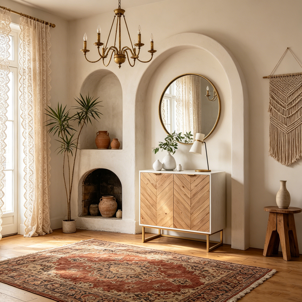 Armoire de rangement 2 portes en bois