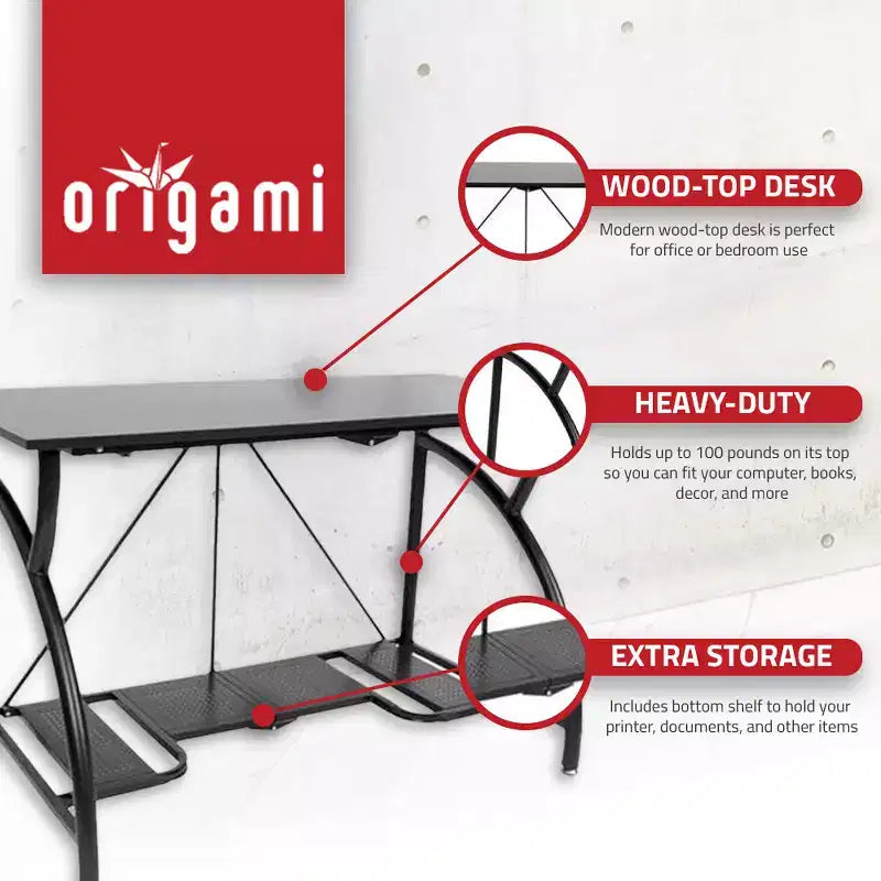 Table de bureau pliante multifonctionnelle en bois pour ordinateur