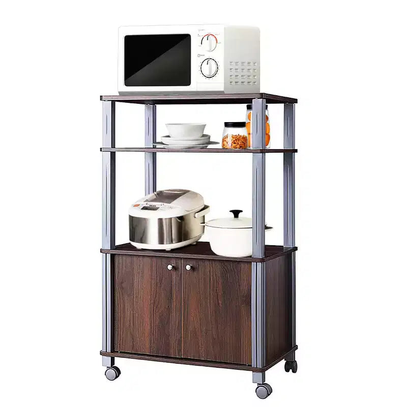 Étagère de Boulanger Support de Four à Micro-ondes Rangement de Cuisine