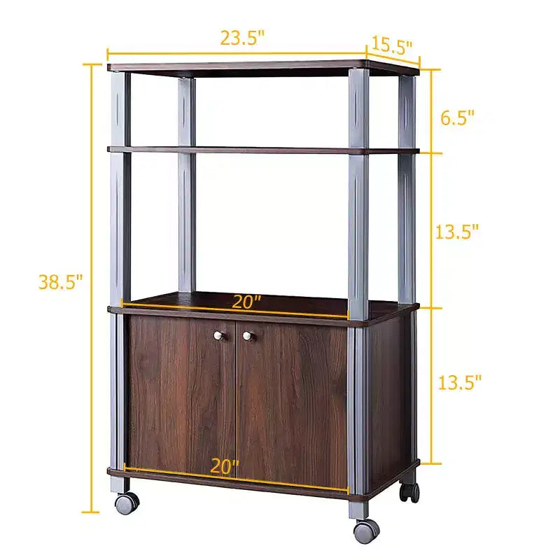 Étagère de Boulanger Support de Four à Micro-ondes Rangement de Cuisine