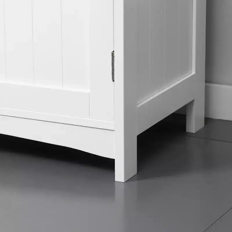 Meuble bas sous évier à double porte avec rangement
