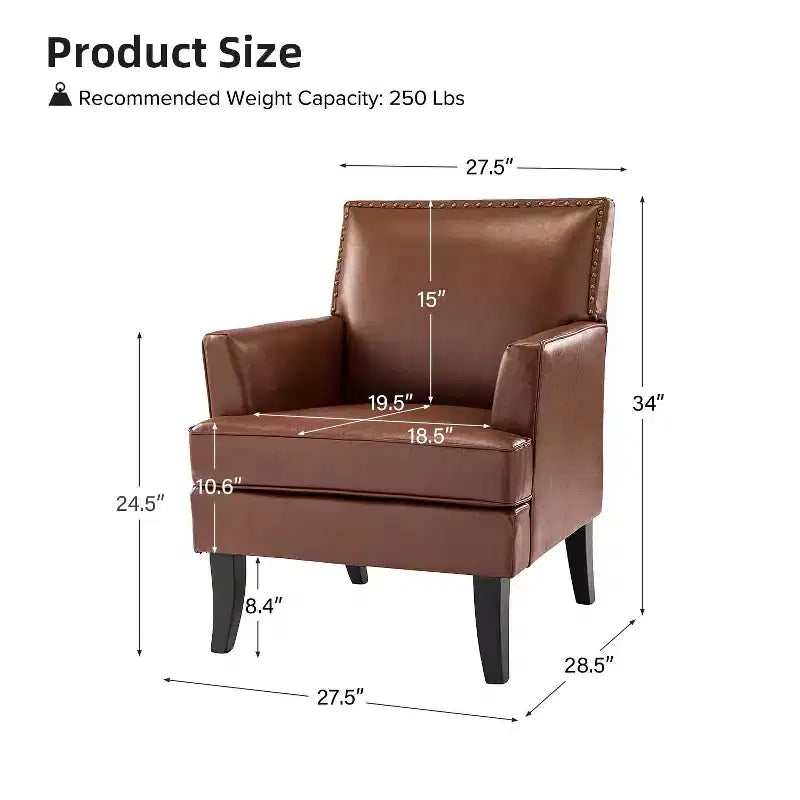Fauteuil d'appoint rembourré en bois, couleur Céladon