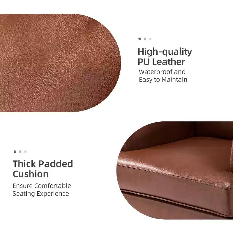 Fauteuil d'appoint rembourré en bois, couleur Céladon