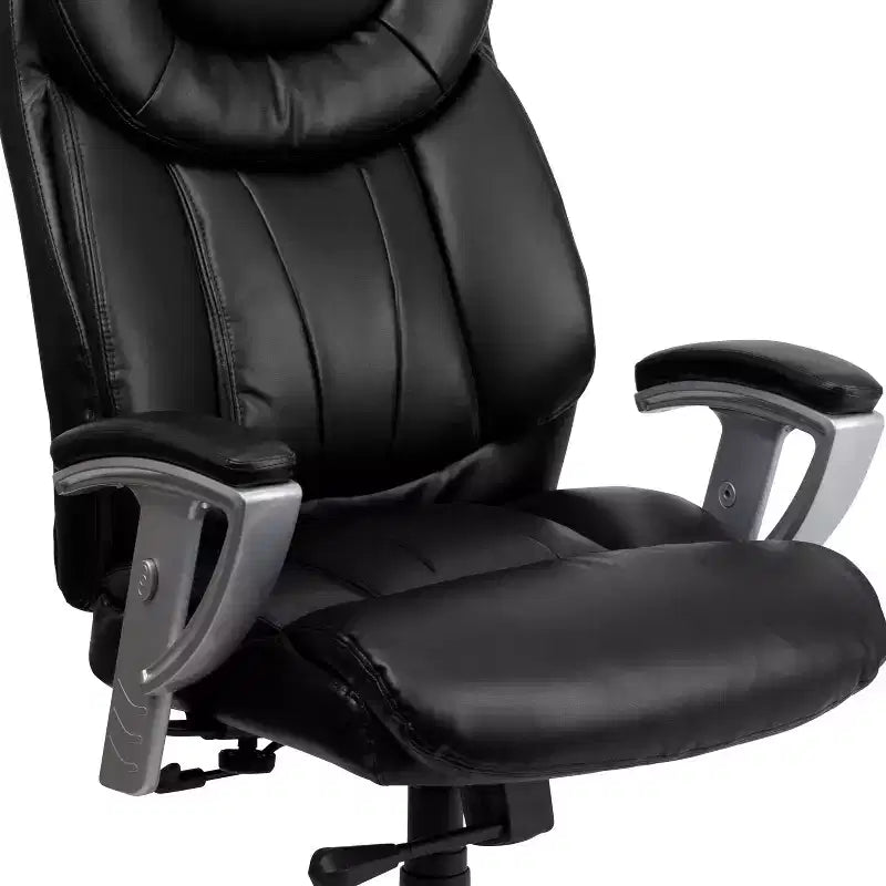 Chaise de bureau ergonomique à dossier haut pour personnes de grande taille et fortes