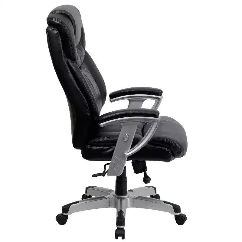Chaise de bureau ergonomique à dossier haut pour personnes de grande taille et fortes
