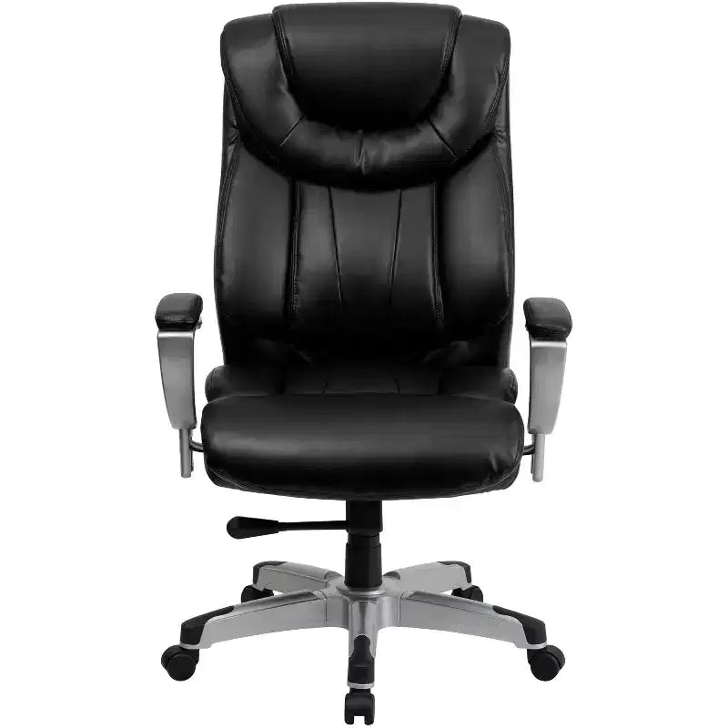 Chaise de bureau ergonomique à dossier haut pour personnes de grande taille et fortes