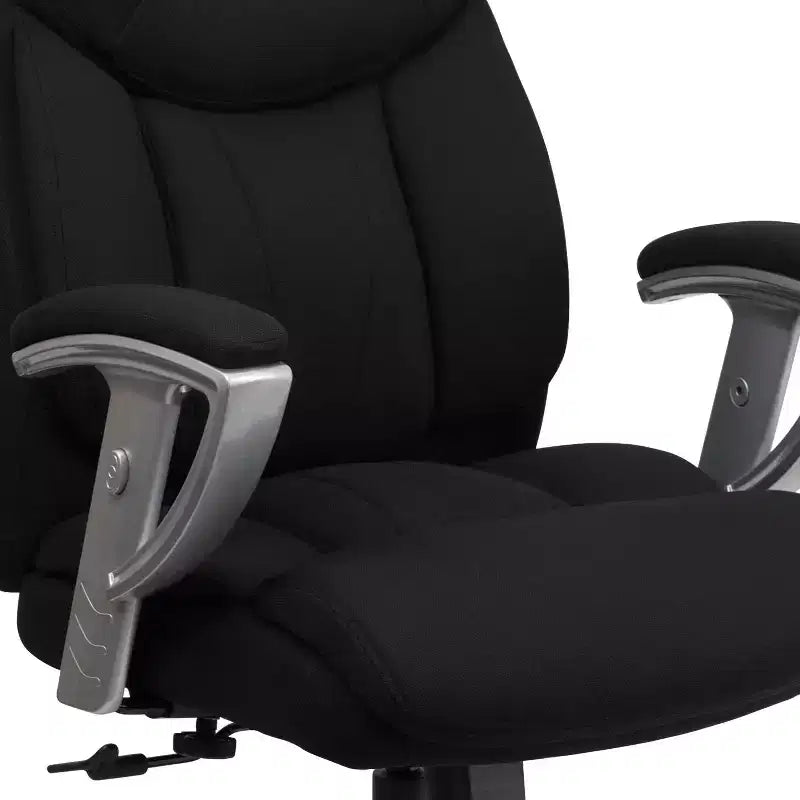 Chaise de bureau ergonomique à dossier haut pour personnes de grande taille et fortes