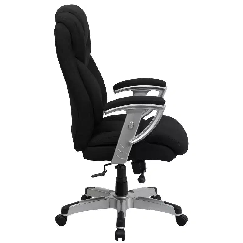 Chaise de bureau ergonomique à dossier haut pour personnes de grande taille et fortes