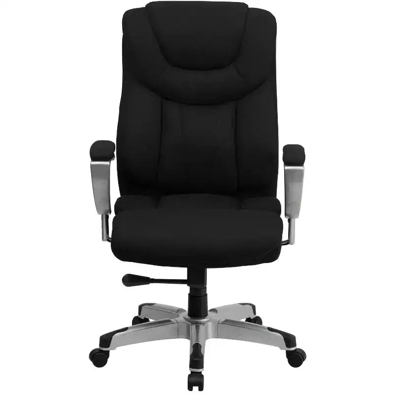 Chaise de bureau ergonomique à dossier haut pour personnes de grande taille et fortes