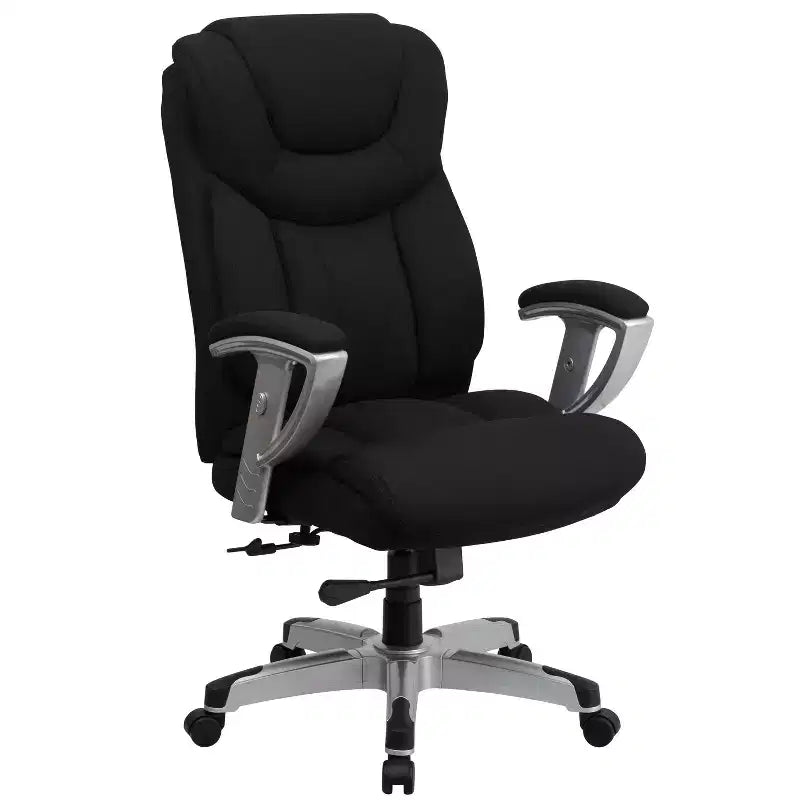 Chaise de bureau ergonomique à dossier haut pour personnes de grande taille et fortes