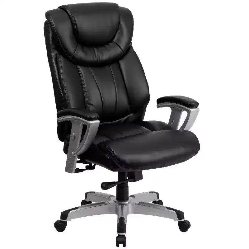 Chaise de bureau ergonomique à dossier haut pour personnes de grande taille et fortes
