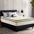 Matelas hybride simple face à plateau-coussin et fermeté moyenne