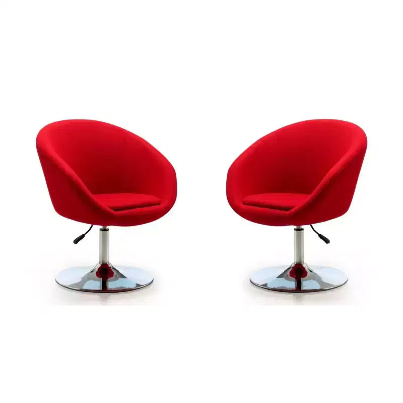 Chaises Réglables en Hauteur en Mélange de Laine