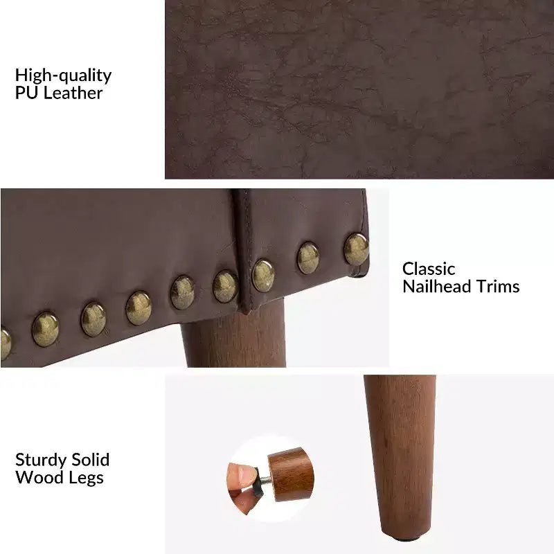Fauteuil en cuir végane de transition avec coussin d'assise amovible