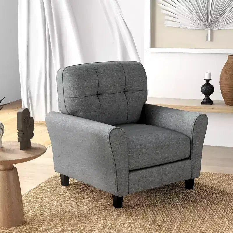 Fauteuil d'appoint moderne rembourré Fauteuil de style scandinave
