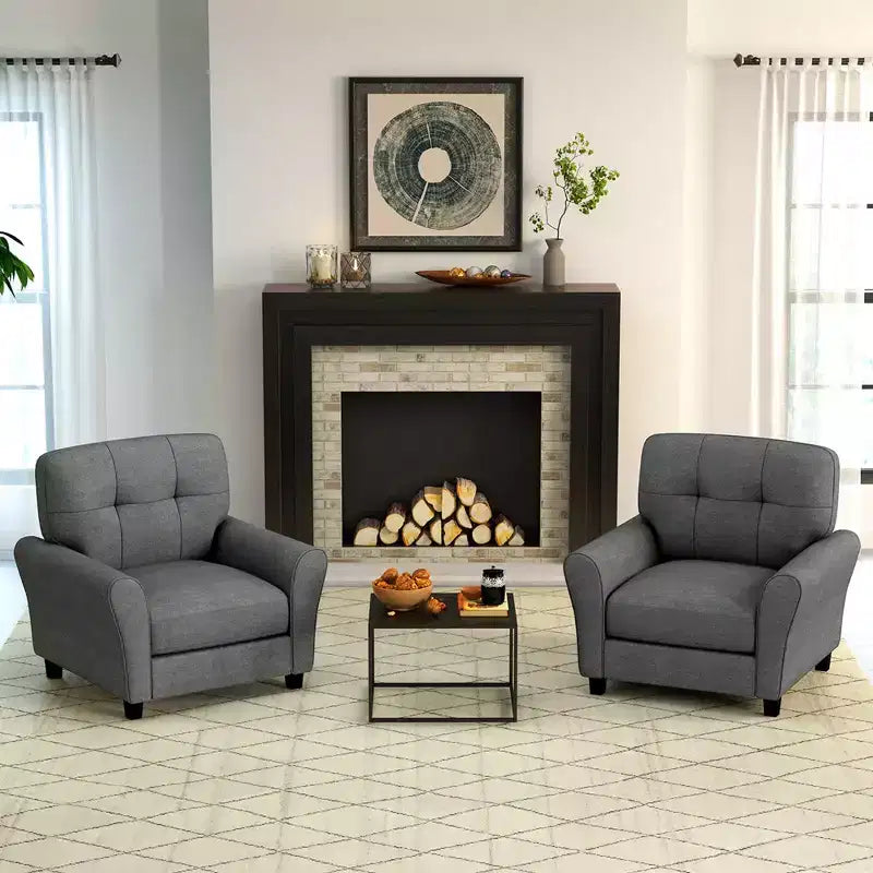 Fauteuil d'appoint moderne rembourré Fauteuil de style scandinave
