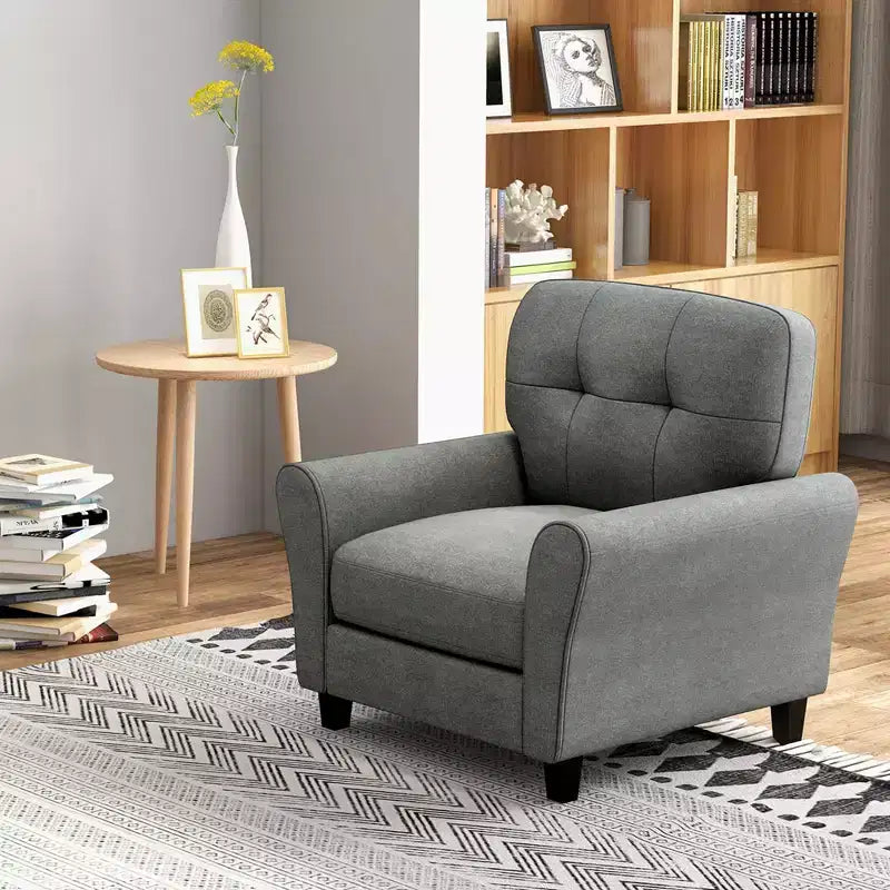 Fauteuil d'appoint moderne rembourré Fauteuil de style scandinave