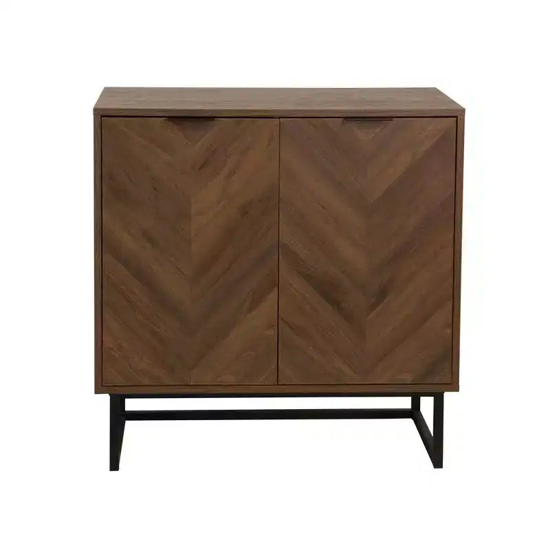 Armoire de rangement 2 portes en bois