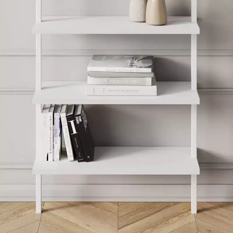 Étagère murale échelle 6 niveaux en bois