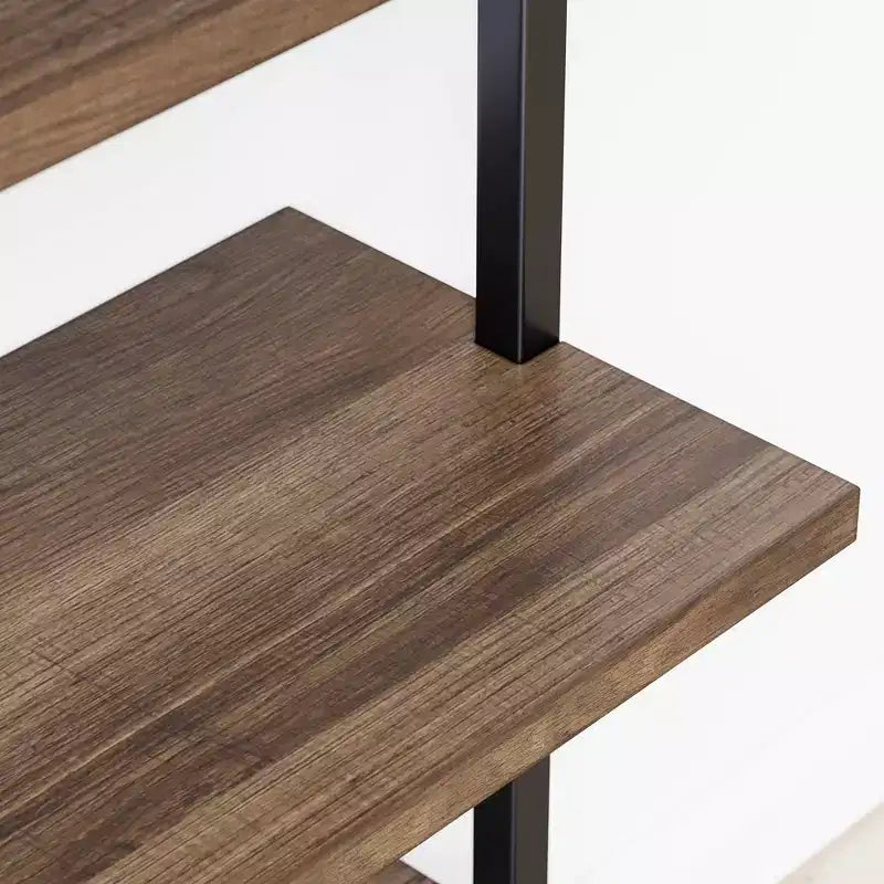 Étagère murale échelle 6 niveaux en bois