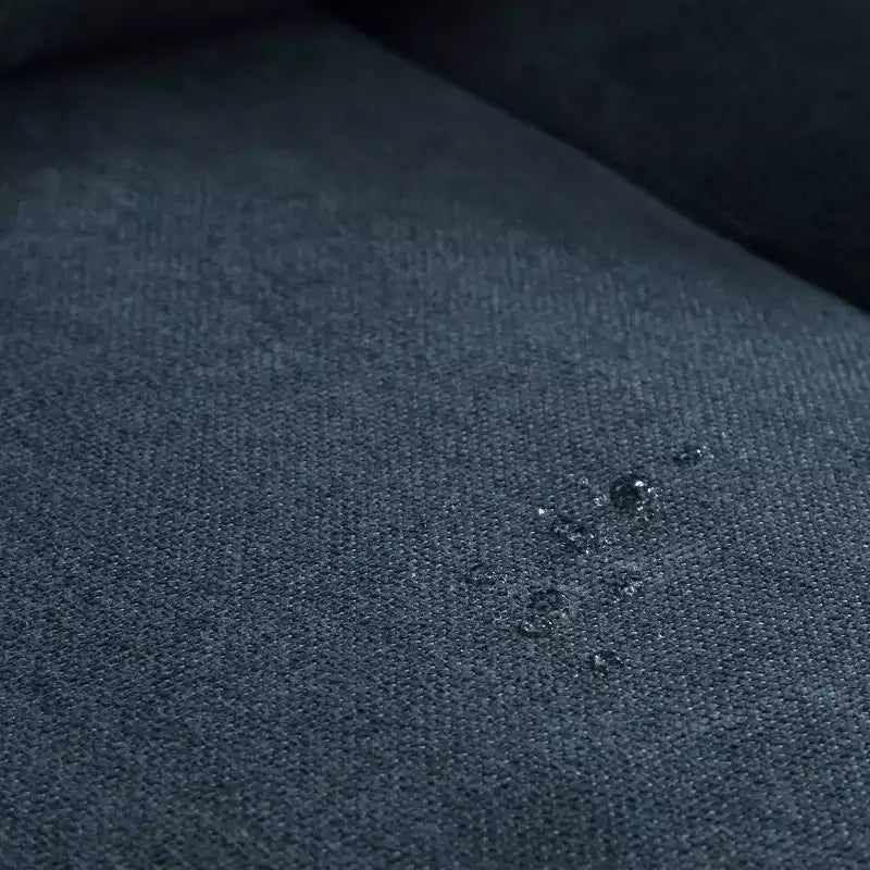 Causeuse en tissu imperméable avec port de chargement USB et 2 oreillers
