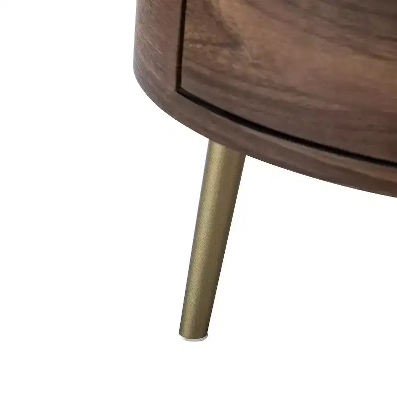 Table d'appoint avec 3 tiroirs et rangement Tall Drum