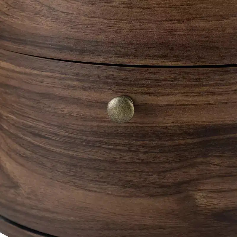 Table d'appoint avec 3 tiroirs et rangement Tall Drum