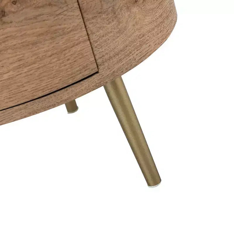 Table d'appoint avec 3 tiroirs et rangement Tall Drum