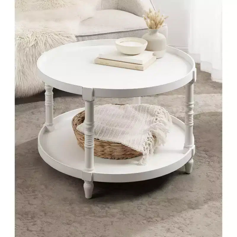 Table basse ronde en bois