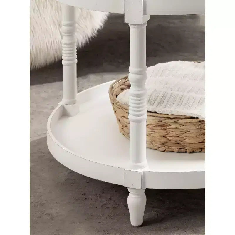 Table basse ronde en bois