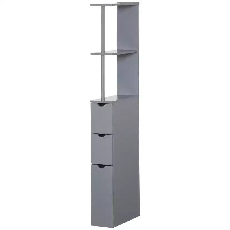 Meuble de rangement haut de salle de bain, colonne de rangement autoportante