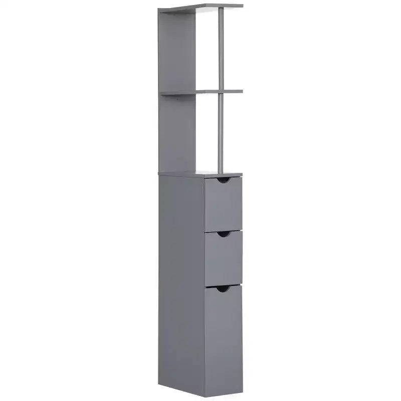 Meuble de rangement haut de salle de bain, colonne de rangement autoportante