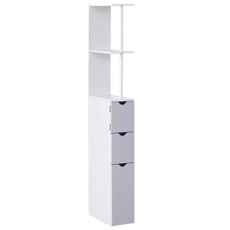 Meuble de rangement haut de salle de bain, colonne de rangement autoportante