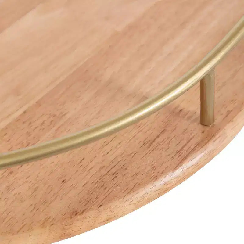 Étagère murale flottante en bois demi-cercle